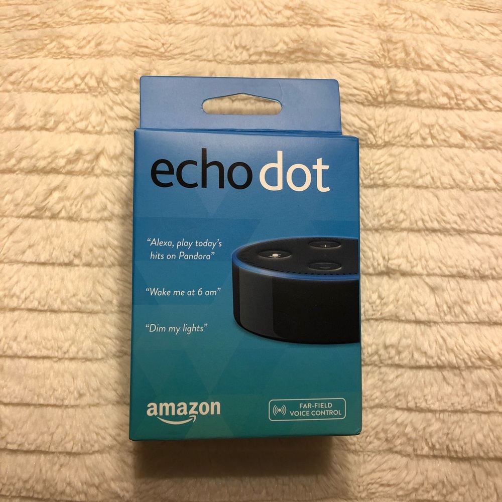 Amazon echo dot (2nd generation) in black